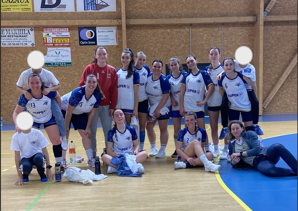 photo de l'équipe 3 du club de Lège-Cap-Ferret handball