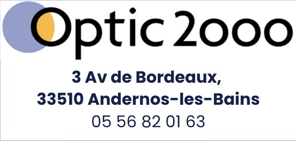 carte de visite Optic 2000 Andernos